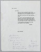 Correspondence from Red Rodney