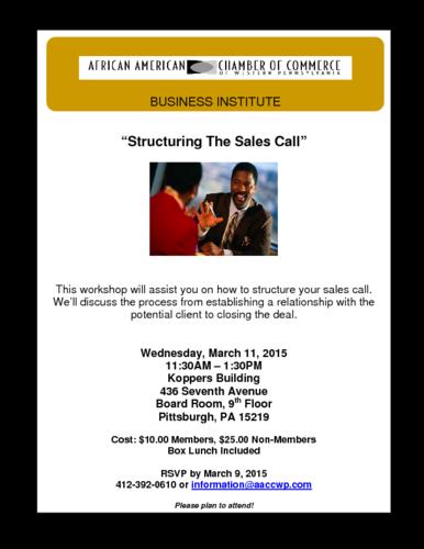 Structuring a Sales Call