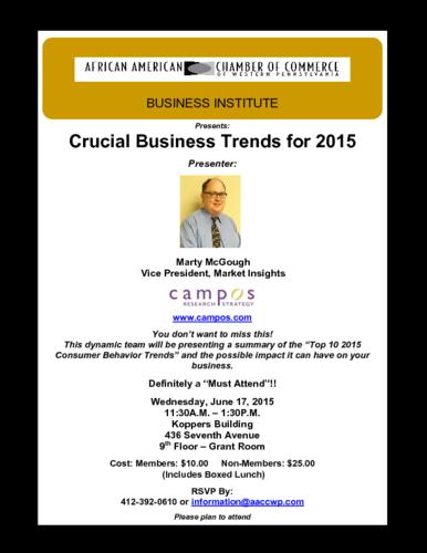 Crucial Business Trends for 2015