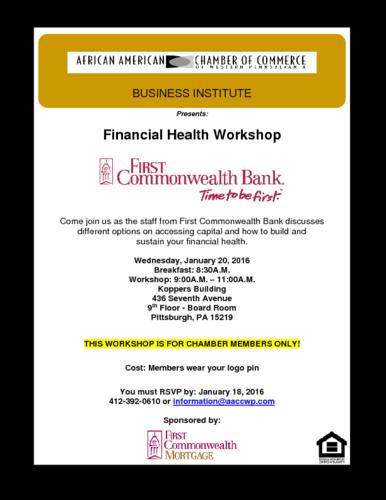 Financial Health Workshop