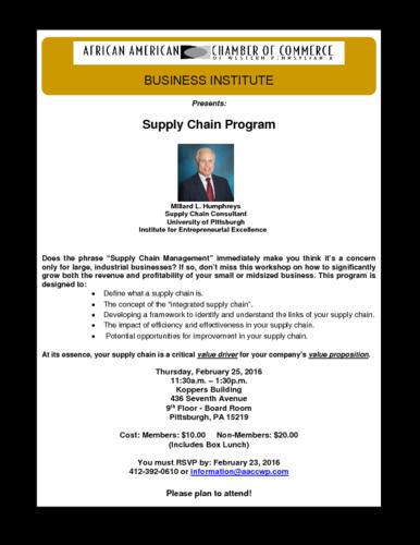 Supply Chain Program