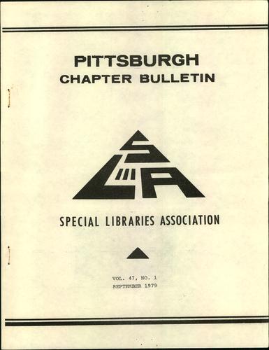 Pittsburgh Chapter bulletin