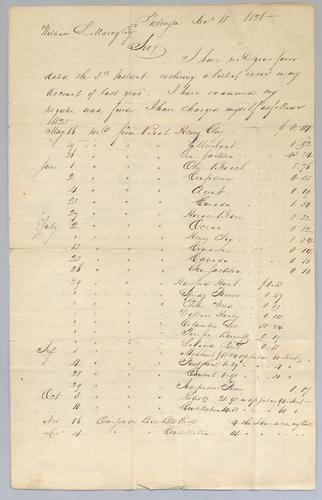 P. Grandin to William L. Marcy