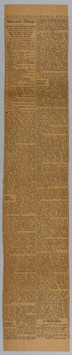 Clipping, Bibliography of Philadelphia