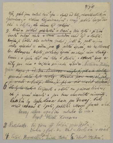Message to Dr. Benes in Paris: Draft of Letter