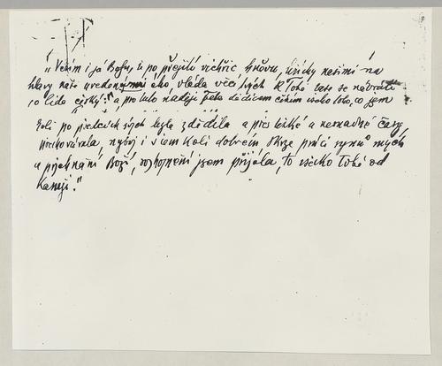 Draft of the First Message to Parliament, December 22, 1918