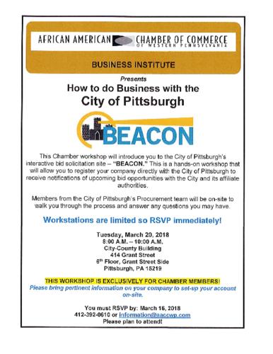 How to do Business with City of Pittsburgh