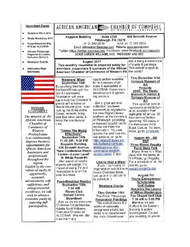 Chamber Newsletter