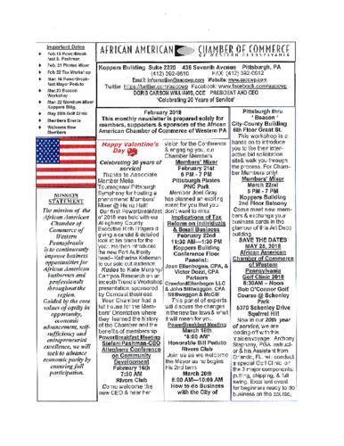 Chamber Newsletter