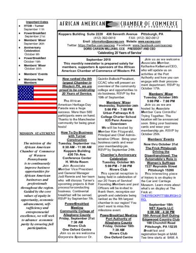 Chamber Newsletter