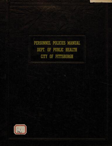 Personnel Policies Manual