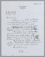 Correspondencia a Julio Elizalde de Fulgencio Rubén Batista [Correspondence to Julio Elizalde from Fulgencio Rubén Batista]