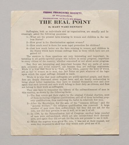 Pennsylvania Woman Suffrage Association