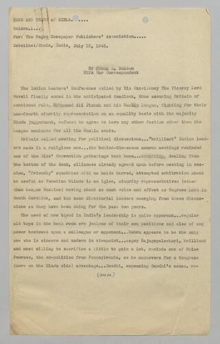 "Here and There in Simla"