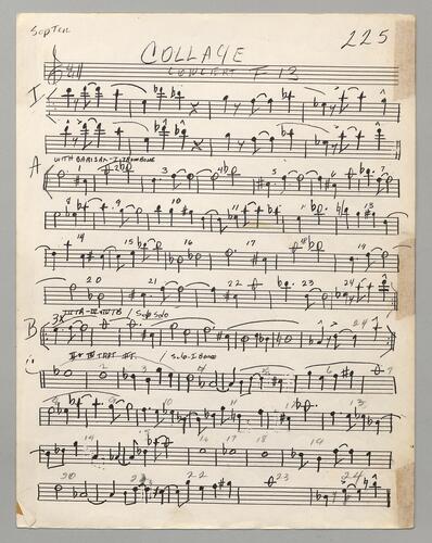 225 Collage Sop-tenor sax