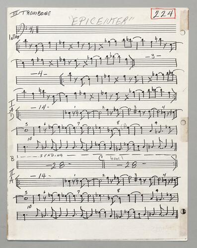 224 Epicenter Third trombone