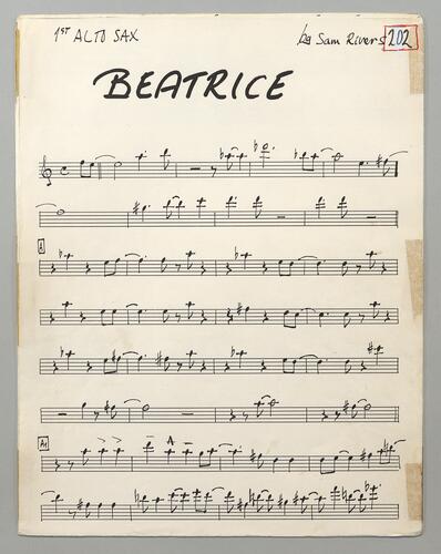 202 Beatrice First alto saxophone
