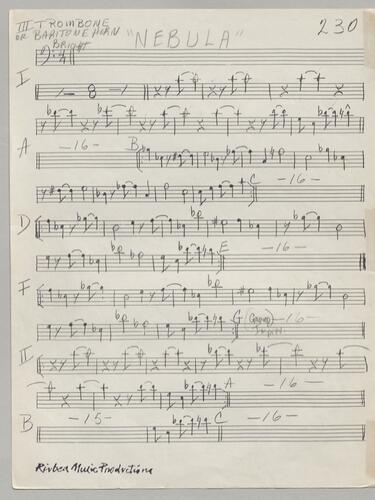 230 Nebula Third Trumpet or Baritone horn