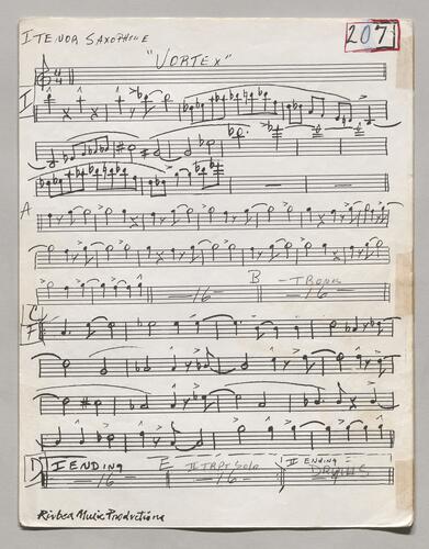 207 Vortex First tenor Sax