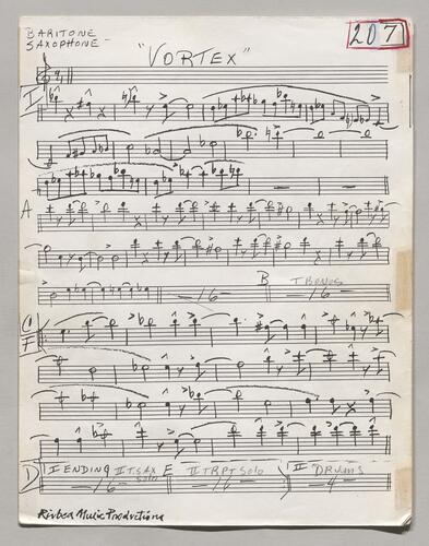 207 Vortex baritone saxophone