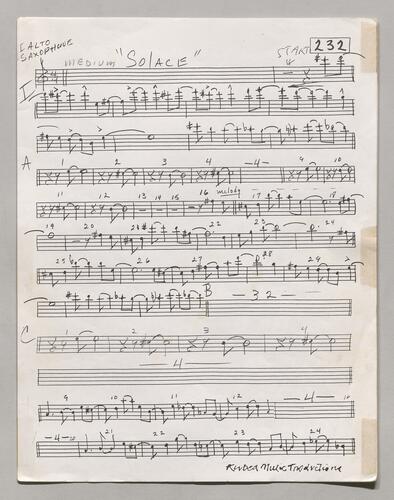 232 Solace First Alto sax