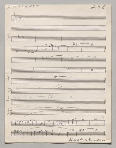 290 Arcs Third trumpet