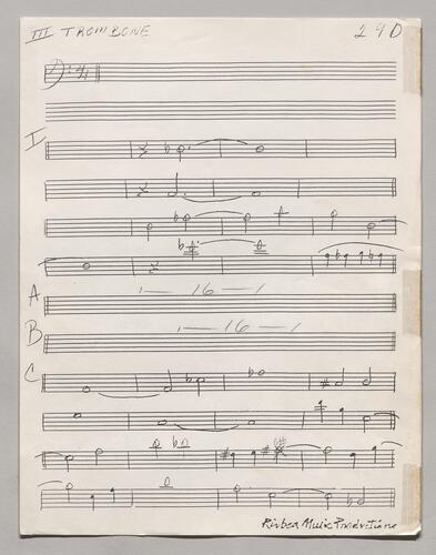 290 Arcs Third trombone