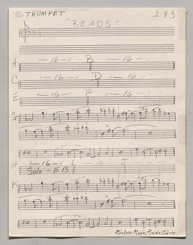 293 Beads Third trumpet