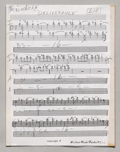 210 Deliverance First trombone