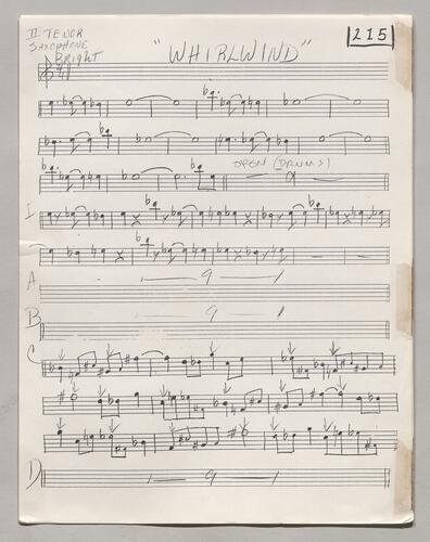 215 Whirlwind Second tenor sax