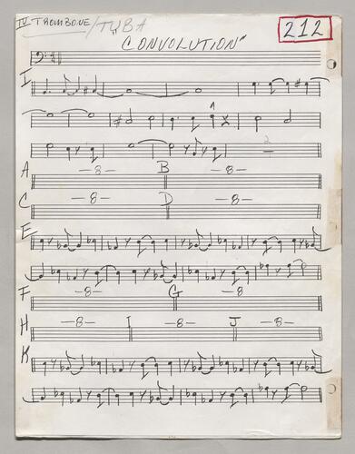 212 Convolution Fourth trombone / Tuba