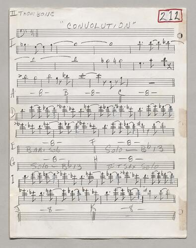 212 Convolution Second trombone