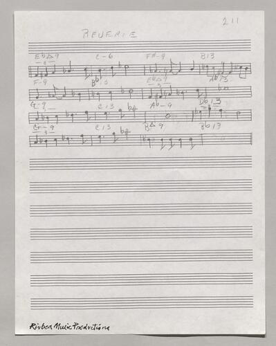 211 Reverie lead sheet