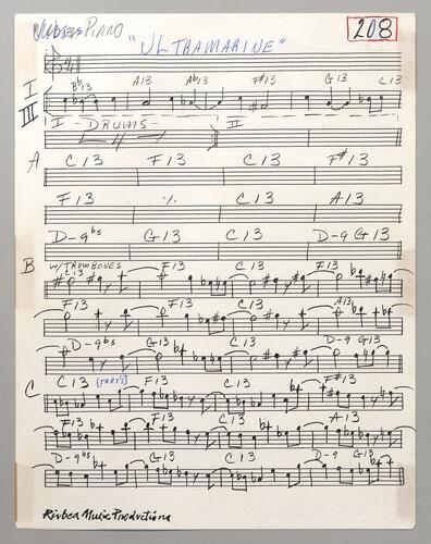 208 Ultramarine Piano