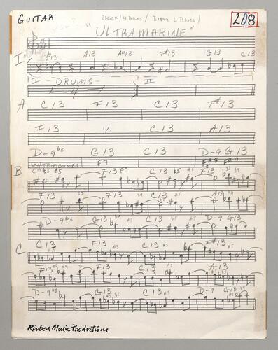 208 Ultramarine Guitar