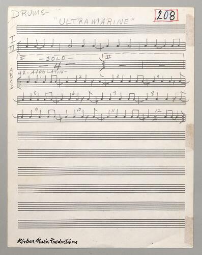 208 Ultramarine Drums