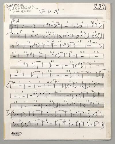 209 Fun Baritone Sax long version