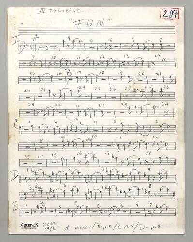 209 Fun Third Trombone short version