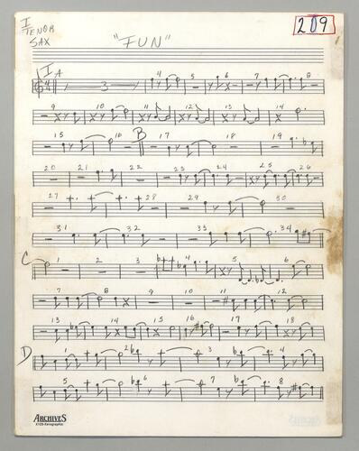 209 Fun First Tenor sax short version