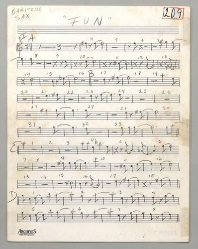 209 Fun Baritone Sax short version