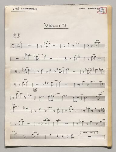 206 Violet's second Trombone