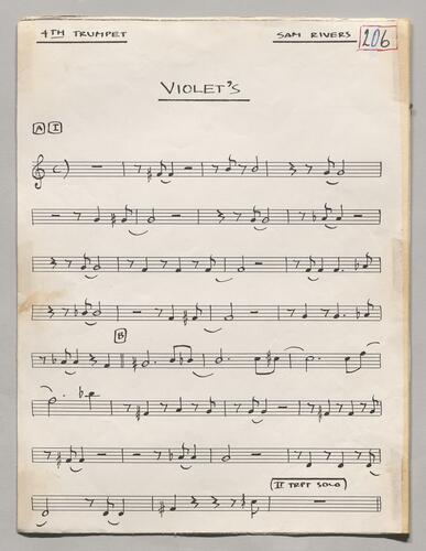 206 Violet's fourth trumpet