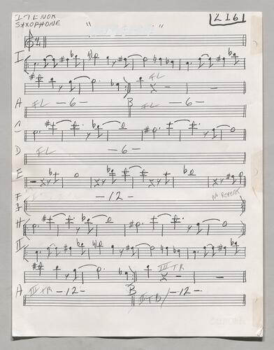 216 Aureole First tenor sax