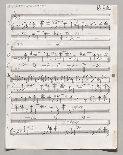 216 Aureole First Alto Sax