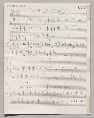 215 Whirlwind First trombone