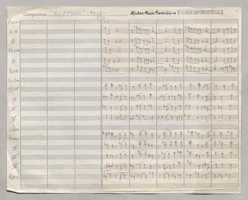 218 Neptune Full Manuscript Score