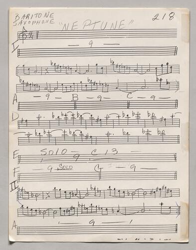 218 Neptune Baritone sax