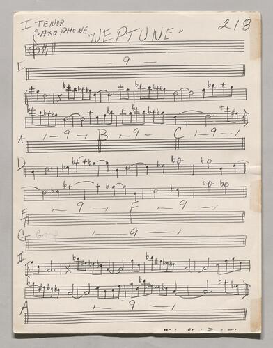 218 Neptune First tenor sax