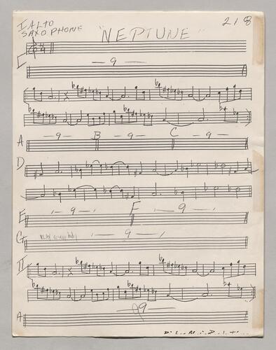 218 Neptune First alto sax