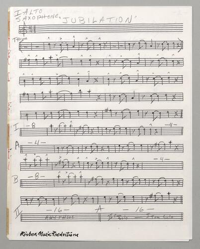 222 Jubilation First Alto sax